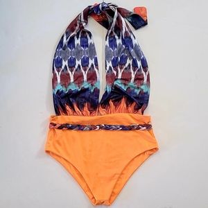 NWOT halter one-piece